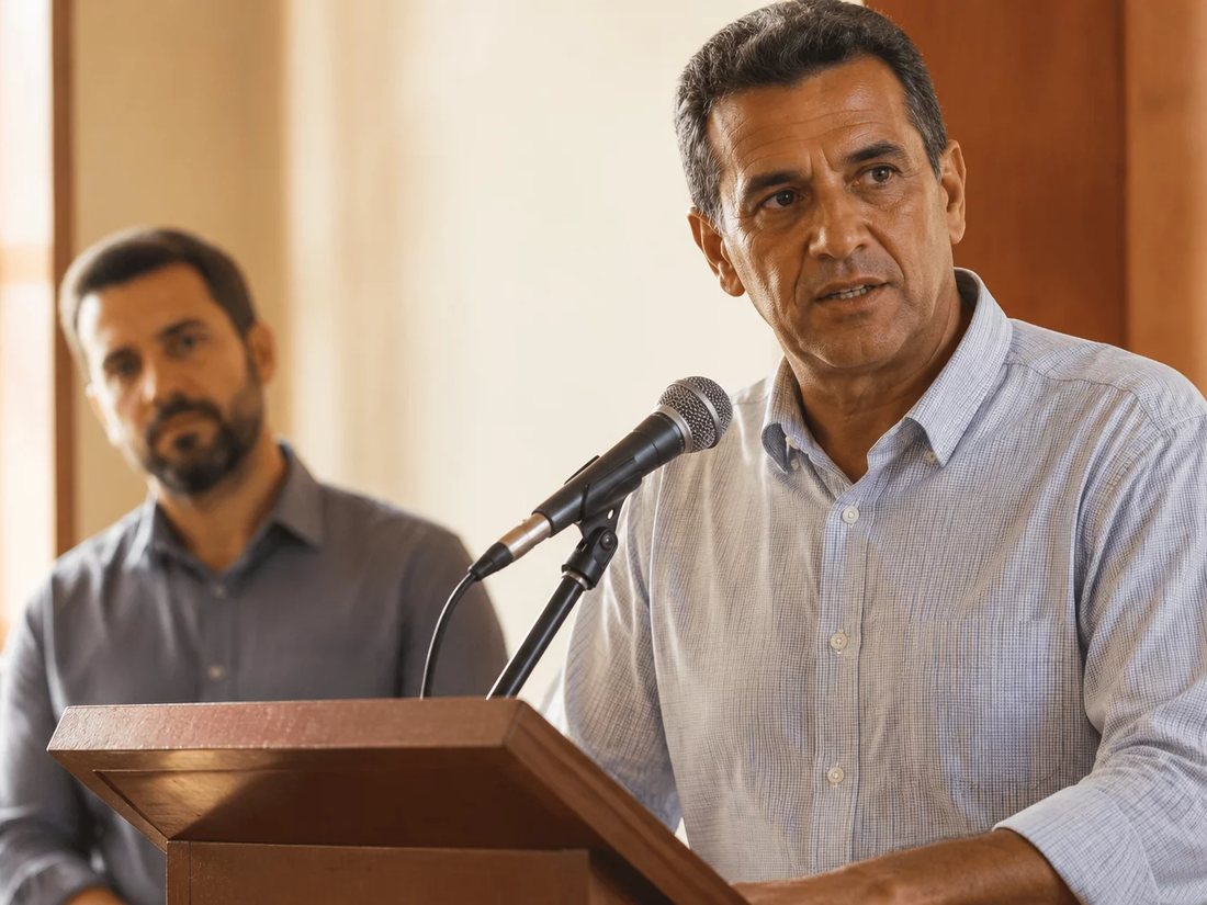 Mesa vista de cima, com um esquema de raciocínio desenhado à mão